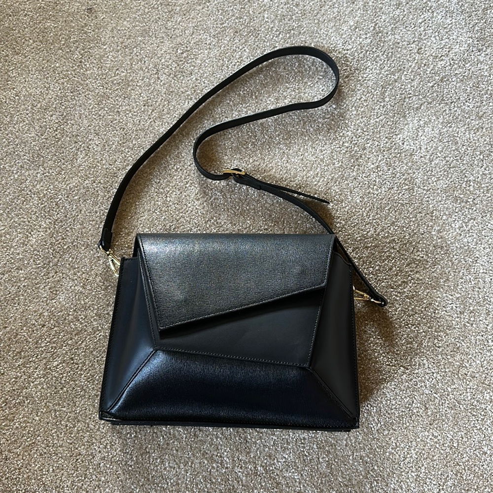 Valentina Fiore Black Purse